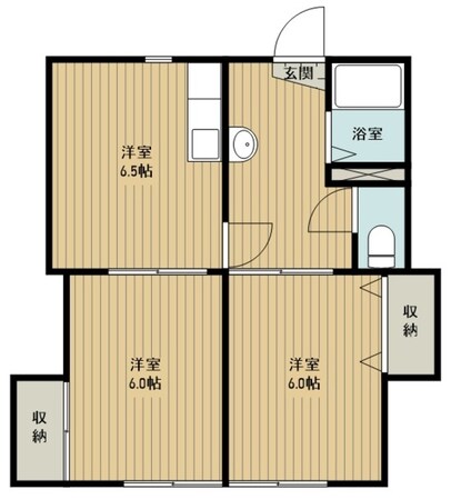 コーポ平田の物件間取画像